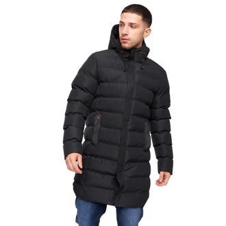 Crosshatch Mens Longkamp Jacket (Black) - Size X-Large