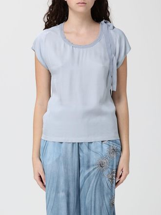 Pinko T-shirts in viscosa con fiocco Pinko