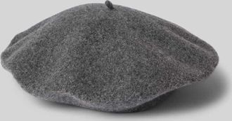 Loevenich Baskenmütze aus reiner Wolle in Dunkelgrau, Größe 1