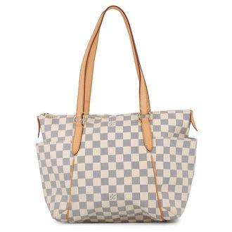 Louis Vuitton Damier Azur Beige Damier Azur Handbag Shoulder Bag Tote Bag (Pre-Owned)