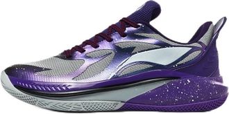 Generic Mens Basketball Shoes Shock-Absorbing Anti Slip Wear-Resistant Outdoor Indoor Sports Fashionable Training Boots Walking Shoes(Purple,5.5 UK)