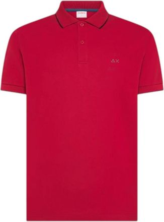 Sun 68 A36111-Pe 26-10 Polo - Heren - Polos - Rood - 2XL - Katoen - Tops