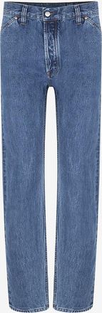 Drake's Keiljeans mit hoher Taille Bleach Wash Japanese Selvedge