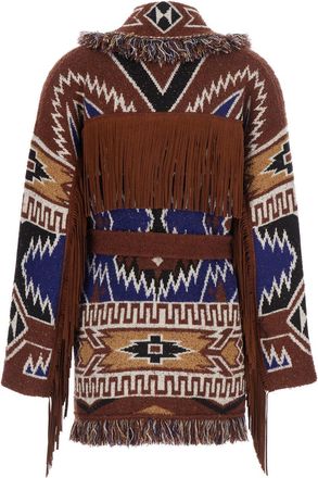 Alanui The Amazing Journey Cardigan - Brown