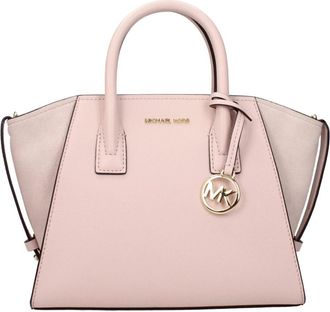 Michael Kors Leren Handtas - Dames - Handtassen - Roze - ONE Size - Leer - Tassen