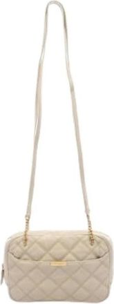 Saint Laurent Pre-owned Schoudertas - Dames - Vintage Schoudertas - Beige - ONE Size - Leer - Vintage