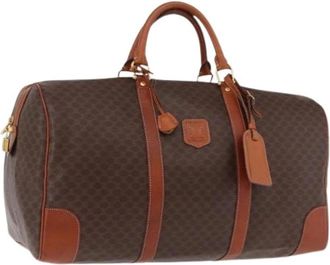 Celine Pre-owned Boston Bag - Dames - Vintage Weekendtas - Bruin - ONE Size - Leer - Vintage