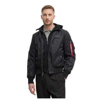 Alpha Industries Uomo, Giacche, Nero, L, new