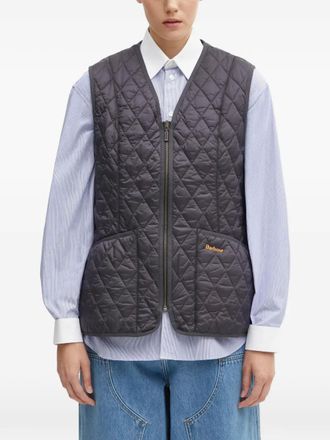 Barbour quilted zipped vest - Grigio