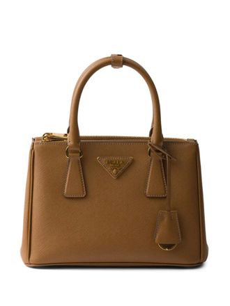 Prada Borsa tote Galleria piccola - Marrone