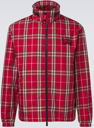 Burberry Burberry Check technical blouson jacket
