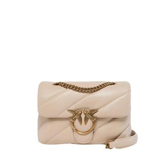 Pinko Mujer, Bolsos, Beige, Talla: ONE Size