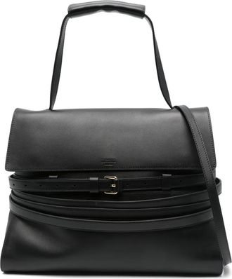 Moschino Borsa a spalla Tie Me media - Nero