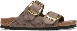 Birkenstock Arizona Big Buckle Narrow Fit - Dames - Schoenen - Beige - Maat: 36 EU Leer
