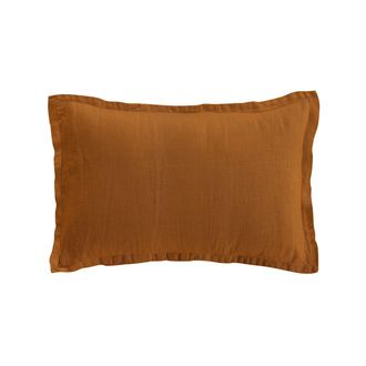 Biancoperla GRAFITE Rectangular Decorative Cushion, Terracotta, 50x30