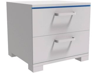 Habitat et Jardin Mesa De Noche Led Karina - Blanco