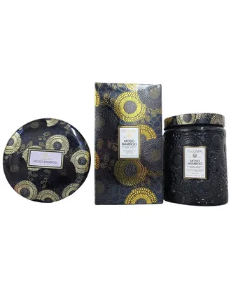 Voluspa 12Oz Moso Bamboo 3-Wick Tin Candle & Diffuser Set