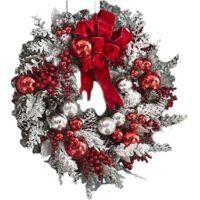 OEM Corona Navide&ntilde;a Artificial De Rat&aacute;n Cubierta De Nieve, &Aacute;rbol Al Rev&eacute;s, Lazo Rojo, Cinta, Composici&oacute;n De Escena, Adornos Brillantes, Decoraci&oacute;n Navide&ntilde;