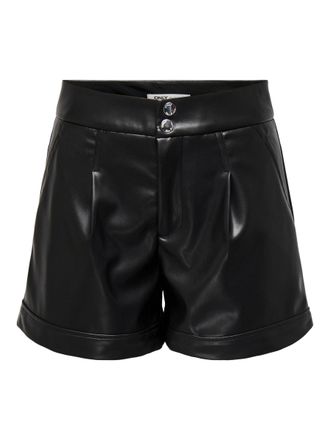 Only ONLIZARA HW Faux Leather Shorts PNT