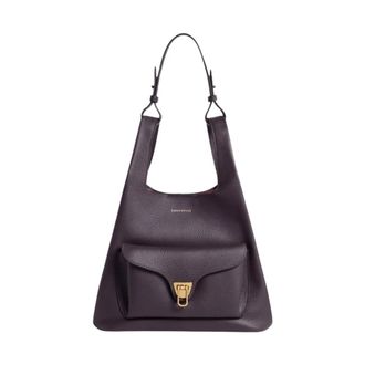 Coccinelle Dames, Tassen, Paars, Maat: ONE Size Leer