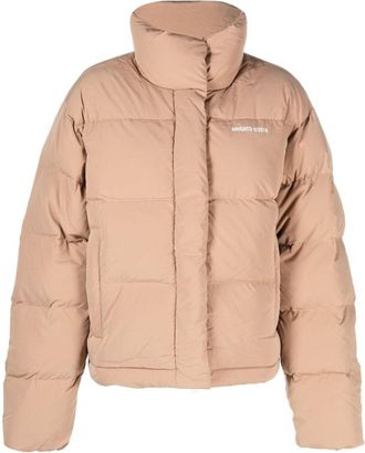 Axel Arigato Halo Down Jacket - women - Recycled Polyester - L - Brown