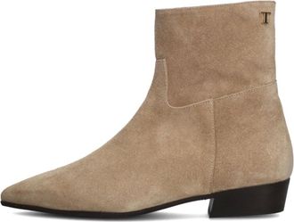 Toral Shoes Schoenen, Dames, Bruin, 39 EU, Leer, Elegante Cognac Leren Enkellaarzen