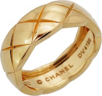 Chanel Yellow Gold (18K) Band Ring (Pre-Owned)