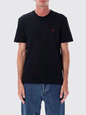 Ami T-shirt in cotone con logo Ami Paris