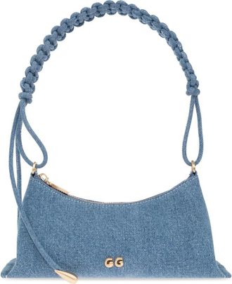Cult Gaia Tassen, Dames, Blauw, ONE Size, Denim, Osa schoudertas
