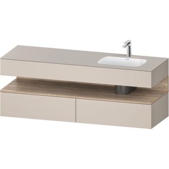 Duravit Qatego Lavabo Encastrado Con Base De Lavabo Consola, - Duravit