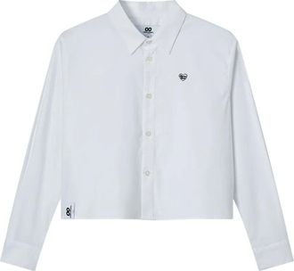 Chocoolate Polo con logo ricamato - Bianco