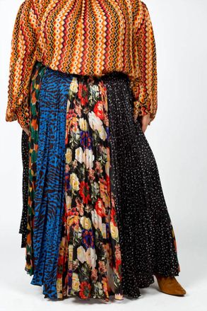 Verb Womens Maxi Printed Skirt In Johanna
