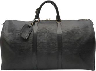 Louis Vuitton Pre-owned Epi Travel Boston Bag - unisex - Vintage Weekendtas - Zwart - ONE Size - Leer - Vintage