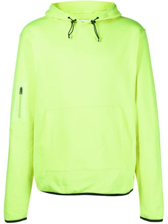 Aztech Mountain fleece drawstring hoodie - men - Elastane/Polyester - S - Yellow