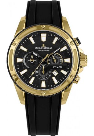 Jacques Lemans 1-2141D Mens Liverpool Watch - Gold - One Size