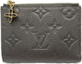 Louis Vuitton Silver Leather Wallet (Bi-Fold) (Pre-Owned)