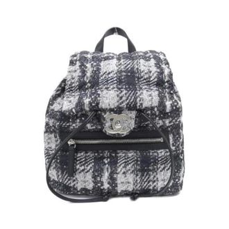 Chanel Pre-owned Nylon Backpack - Dames - Pre-owned - Zwart - Maat: ONE Size Nylon