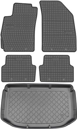 OEM Chevrolet Aveo Iii T300 Hatchback De 06.2011 A 2014. Juego De Alfombrillas De Goma Para Coche Y Alfombrilla Para Maletero
