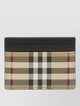 Burberry check card holder