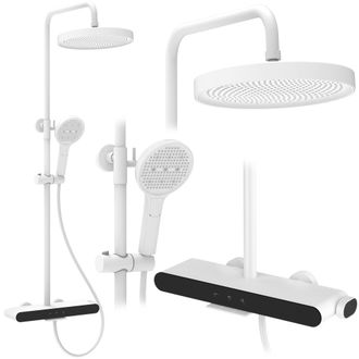 Rea Juego De Ducha Rea Farel White
