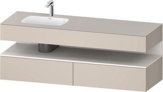 Duravit Qatego Lavabo Encastrado Con Base De Lavabo Consola, - Duravit