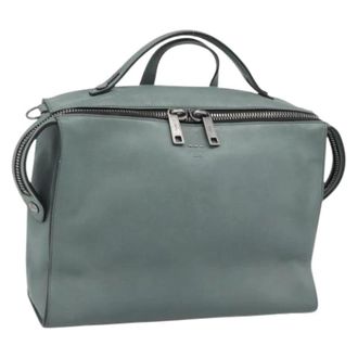 Fendi Pre-owned Hand Bag - Dames - Vintage Handtas - Groen - ONE Size - Leer - Vintage