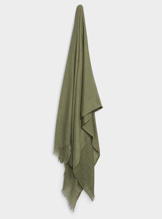 Simons Womens Lightweight pleated scarf