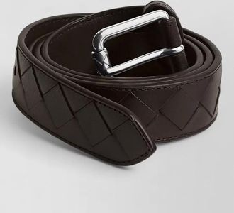 Bottega Veneta leather intrecciato belt
