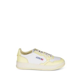 Autry Medalist Low Bicolor Sneakers - Dames - Sneakers - Wit - 37 EU - Leer - Schoenen