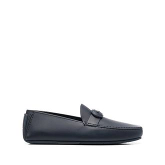 Ferragamo Mens Blue Loafers, US Size 5.5
