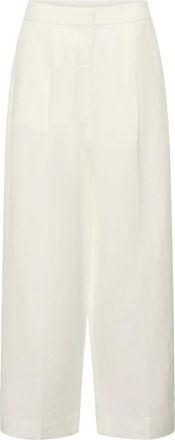 Soaked In Luxury Corinne Cropped Broek - Dames - Vrijetijds broeken - Wit - M - Polyester - Broeken