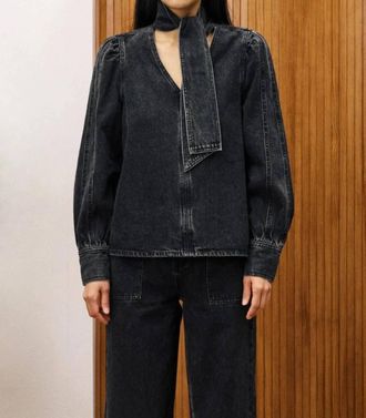 FRNCH Bourgeons Top In Black