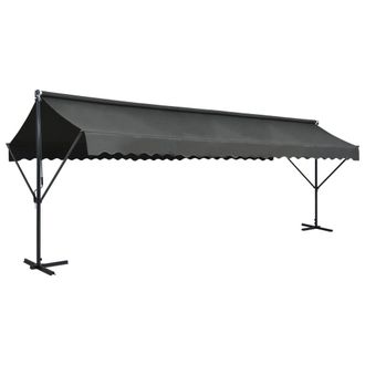 Berkfield Home Free Standing Awning 600x300 cm Anthracite in Black