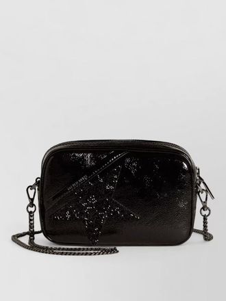 Golden Goose mini star crystal-embellished leather shoulder bag